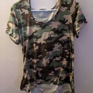 Hooded Camo Tee